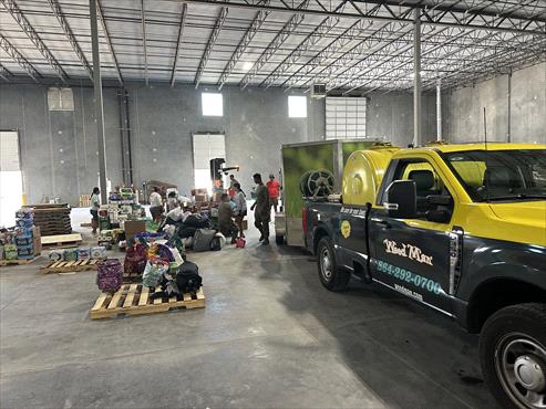 Weed Man Greenville Donates 7,309 Pounds of Food to Greer Relief
